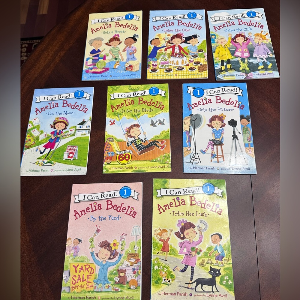 8 Amelia Bedelia I Can Read Level 1 Beginning Readers Books